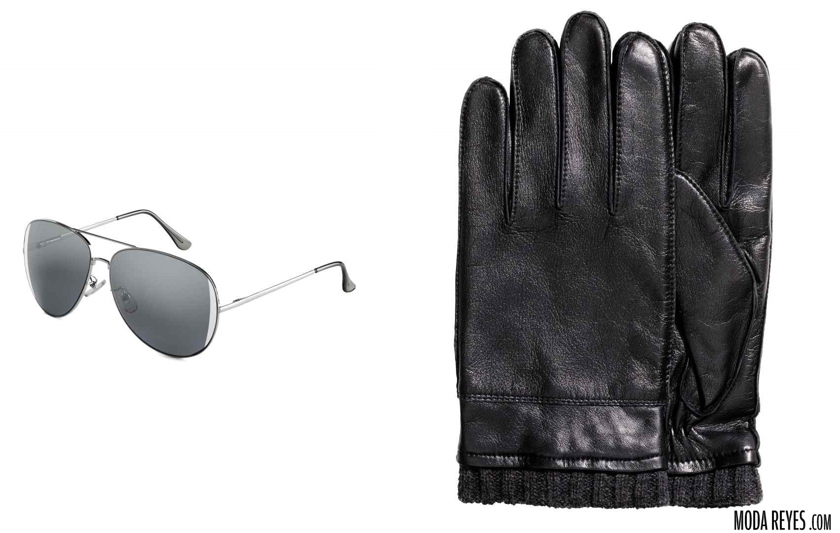 guantes y gafas hm